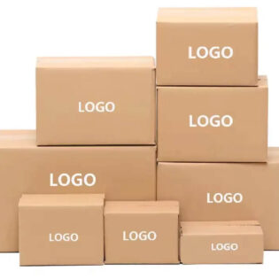 Corrugated cardboard shipping box
