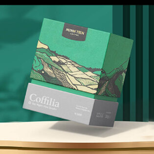 Green theme cosmetic packaging