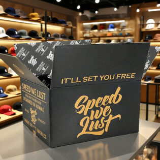 Baseball hat packaging box