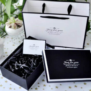 Custom shoe box packaging