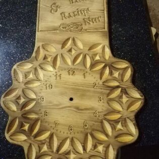 Brn Saat Laser Cut Clock