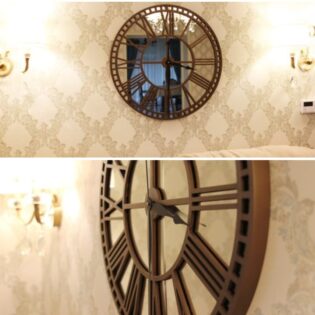 Chasy Bronza Laser Cut Clock