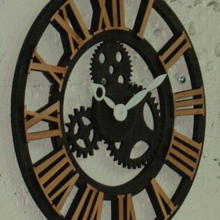 Chasy Rimskie Laser Cut Clock