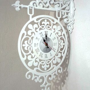 Clock Console Laser Cut Clock