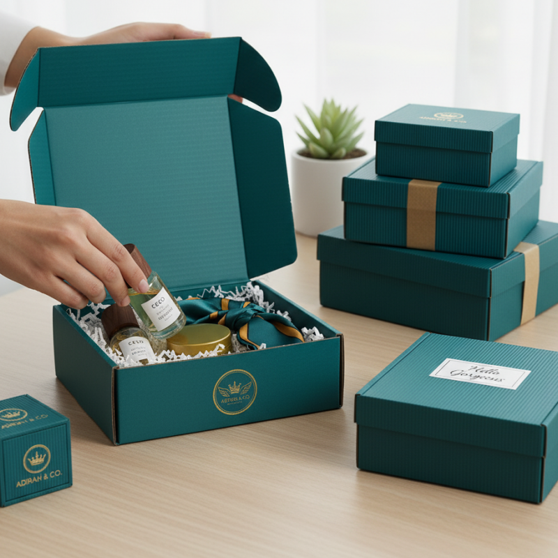 Gurgaon Graphics- (5) Matte laminated gift boxes