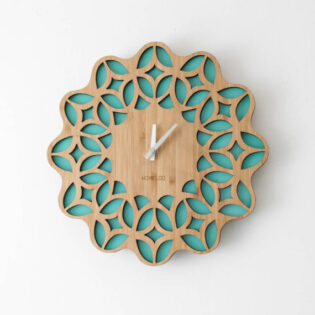 Laser Cut 3D Unique Wooden Wall Clock