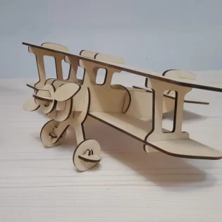 Laser Cut Aircraft Model