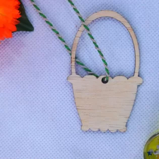 Laser Cut Basket Ornament