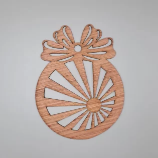 Laser Cut Bauble Ornament Christmas Tree Decoration Craft
