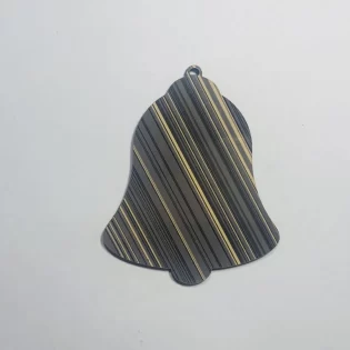 Laser Cut Christmas Bell Wood Cutout Shape