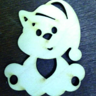 Laser Cut Christmas Cat Cutout