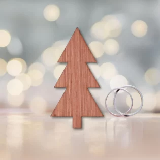 Laser Cut Christmas Tree Cutout Holiday Unfinished Wood Shape