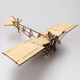 Laser Cut DIY Wooden Airplane Toy