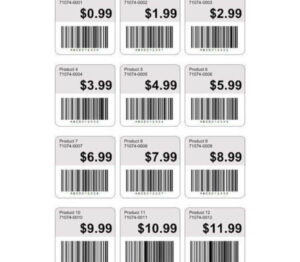 Product price tag printing in Gurgaon