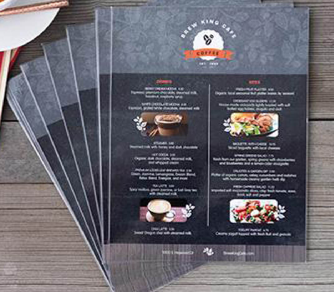 Takeaway menu printing Gurgaon