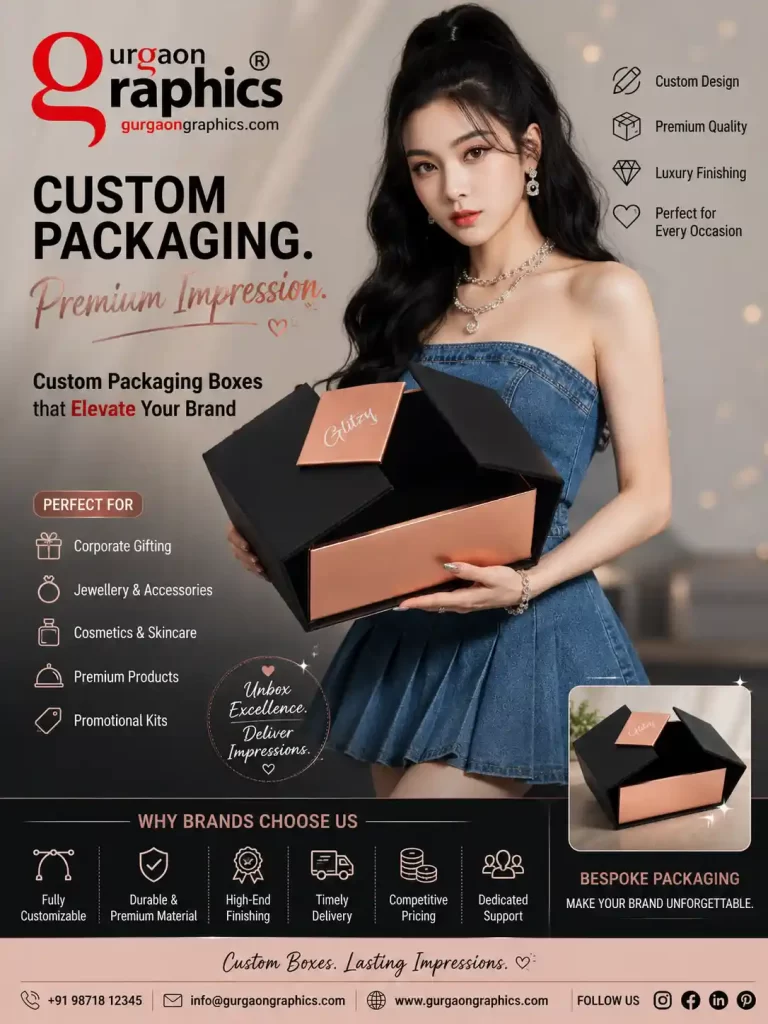 Hardbond Customized Gift Box Packaging in Gurgaon