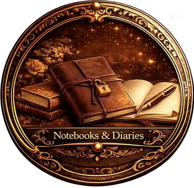 notebook and diaries