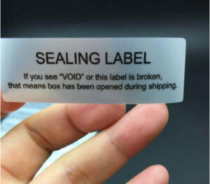 security labels printing process gurgaon