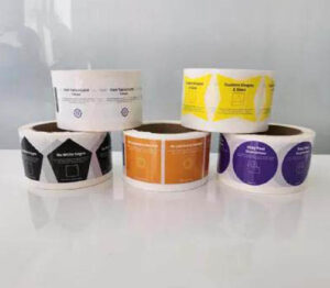 security labels printing process gurgaon