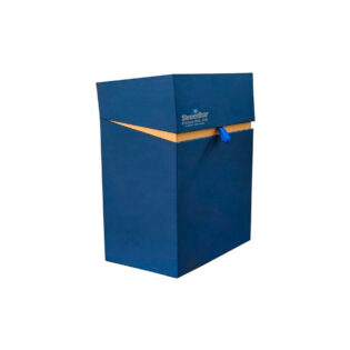 Premium gift box packaging with magnetic closure and custom logo branding