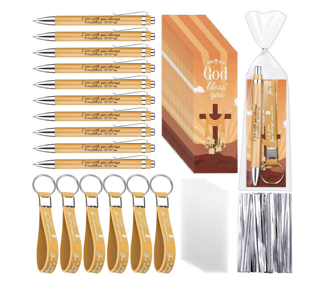 Corporate Notebook, Pen & Keychain Gift Set Corporate notebook, pen and keychain gift set packed in a presentation box for employee and client gifting