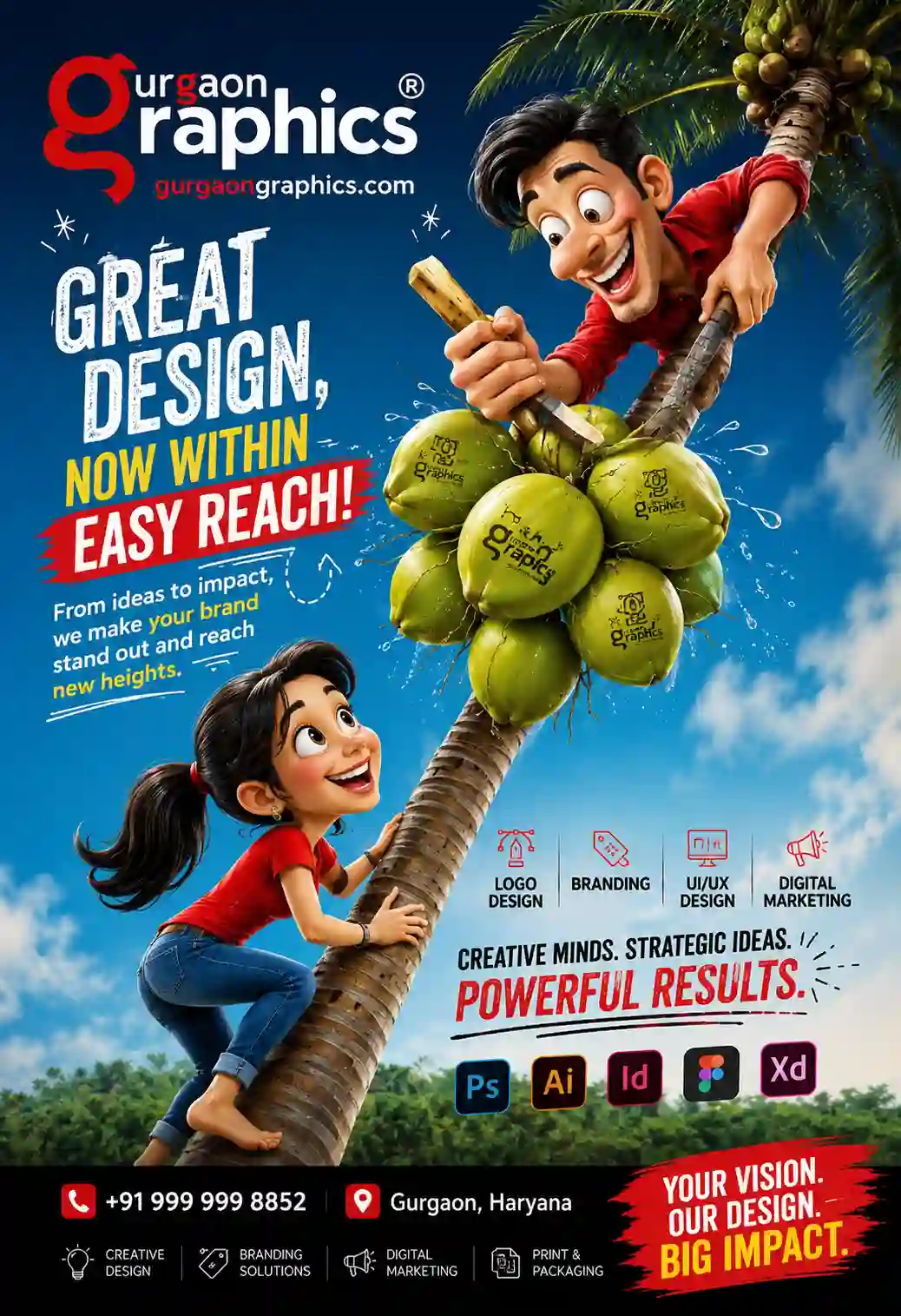 Great Design now within easy reach gurgaon graphics. a graphic design company in gurgaon