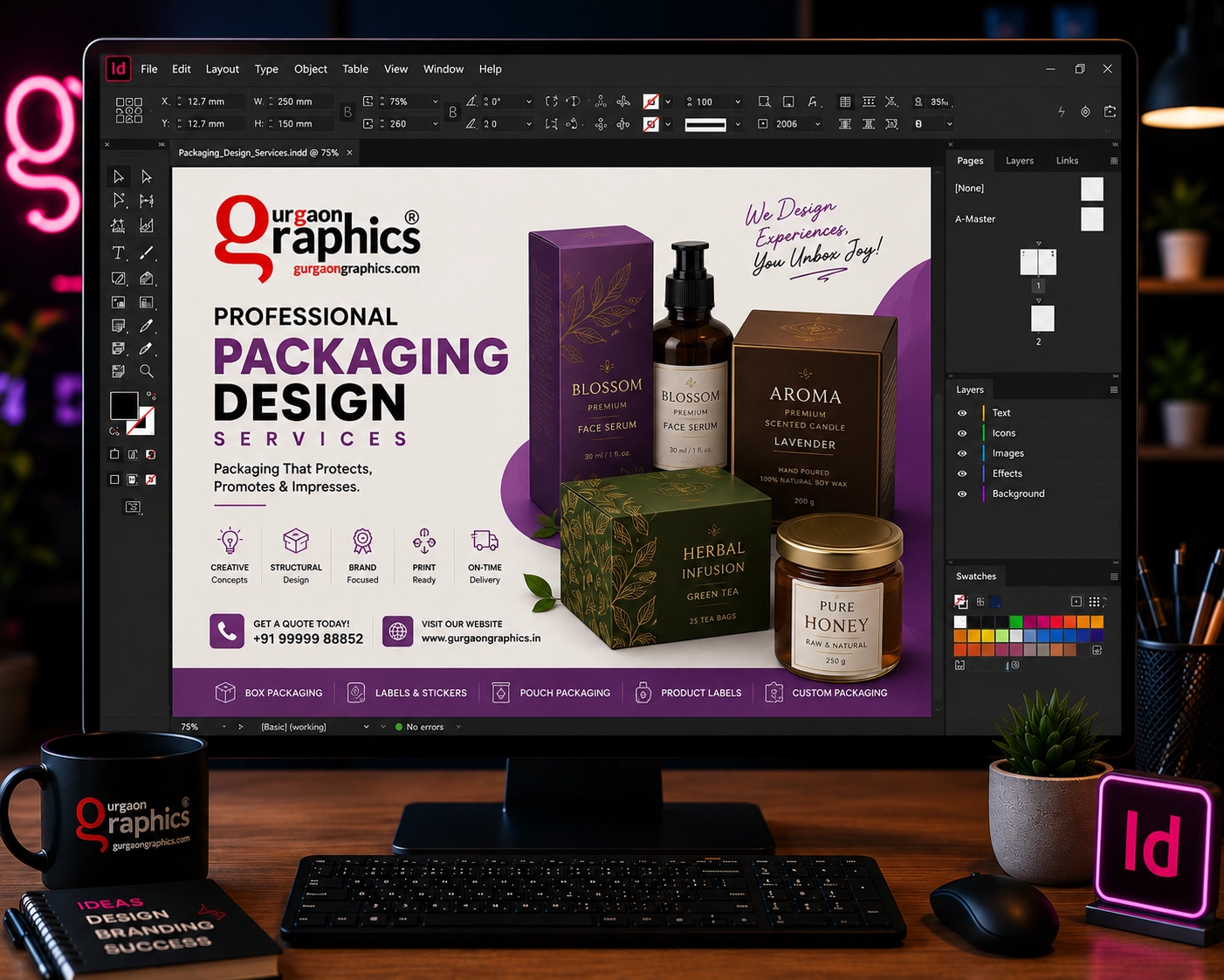 Packaging Design Web