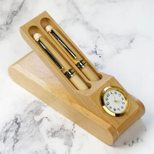 Wooden Pen Stand