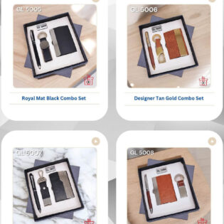 card holder gift set with pen and keychain for corporate gifting