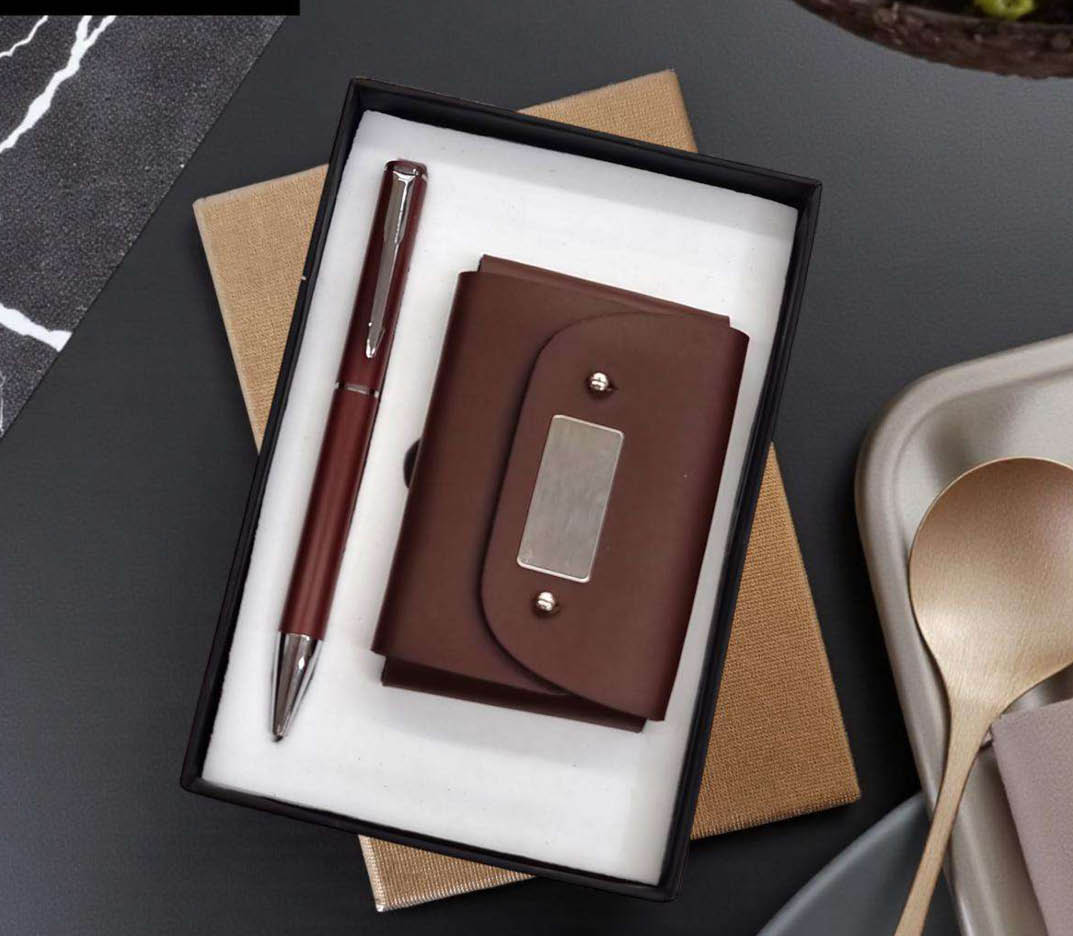 Pen and Card Holder Gift Set pen and card holder gift set for corporate gifting