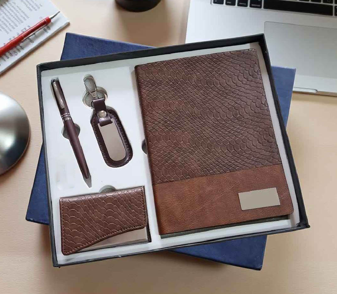 Diary Gift Set diary gift set with pen keychain and card holder
