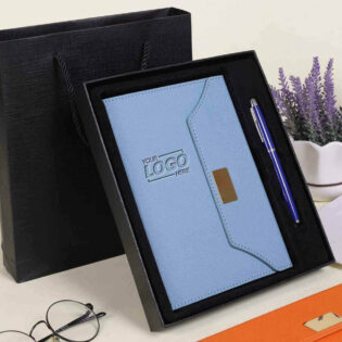premium notebook gift box with pen