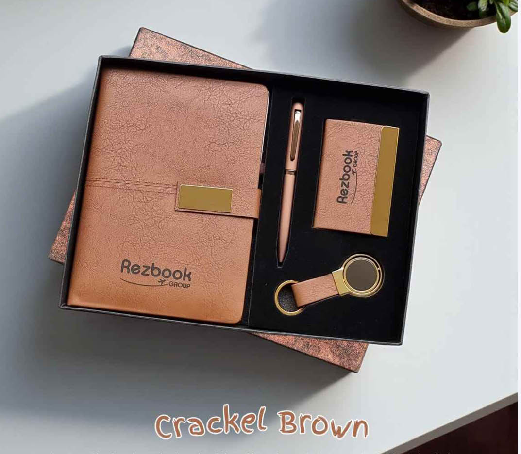 Diary Gift Set diary gift set with pen keychain and card holder