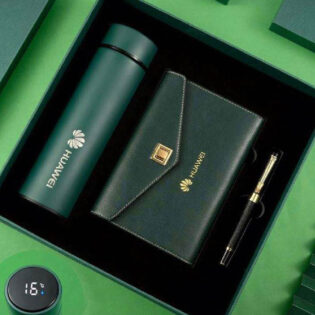 organizer diary gift set with pen in premium gift box