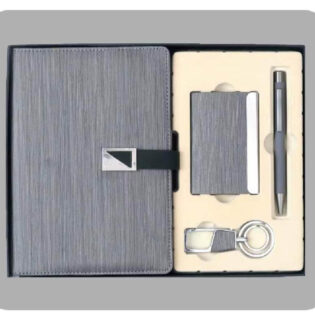 diary pen and keychain gift set for corporate gifting