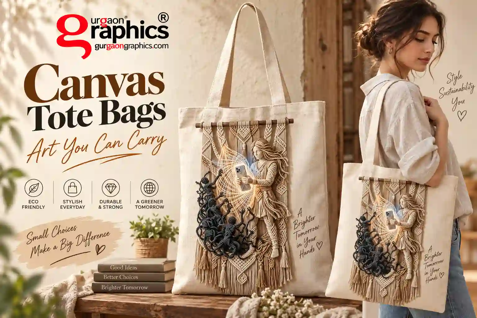 gurgaon graphics canvas tote bags manufacturing in gurgaon and delhi
