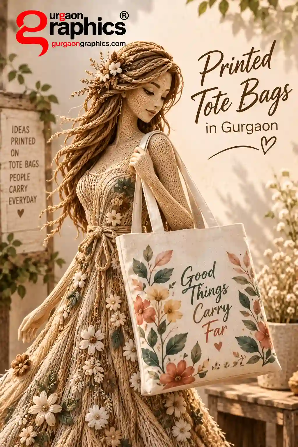 printed tote bags in gurgaon, delhi ncr, india