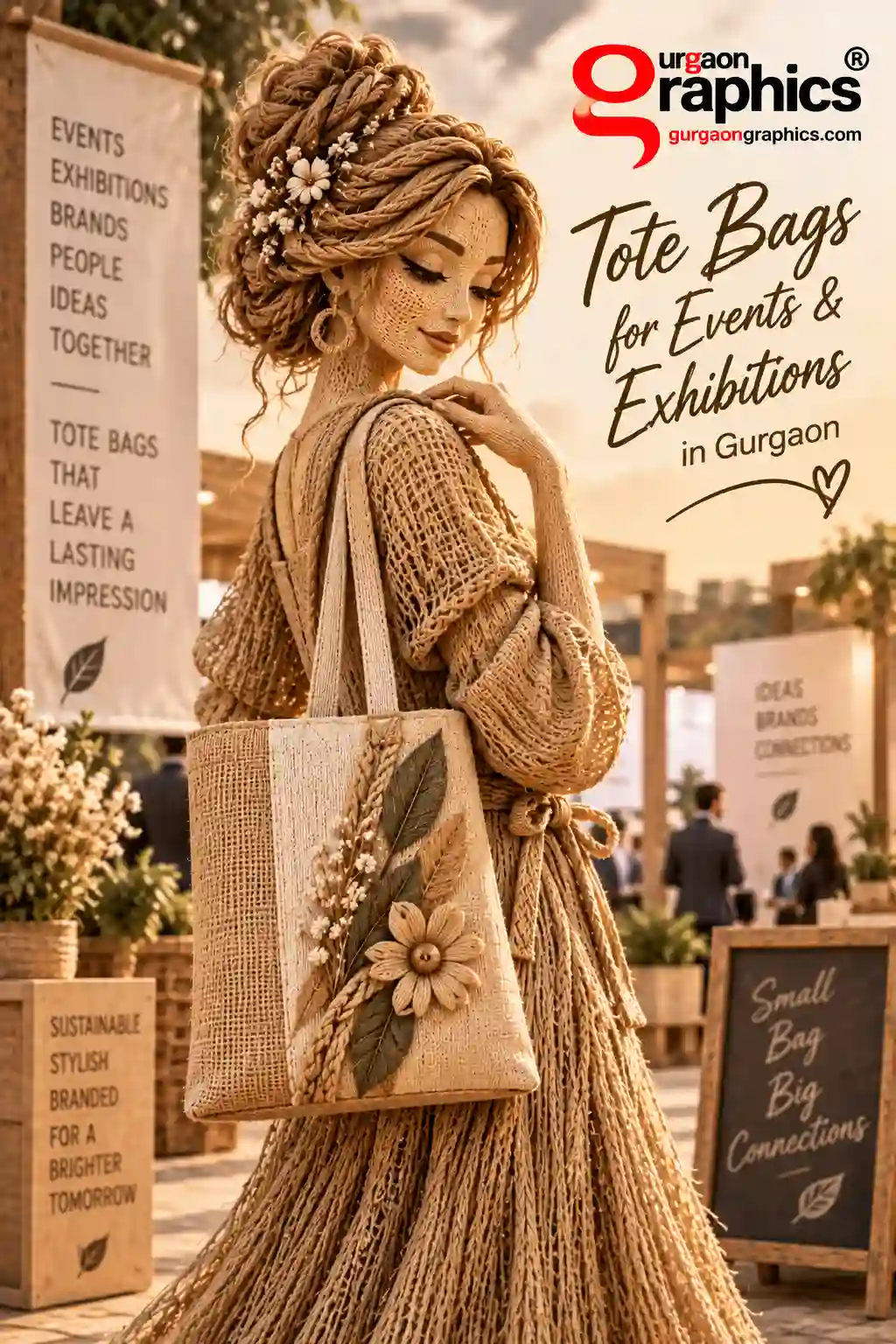 tote bag for exhibations gurgaon graphics, delhi ncr, india