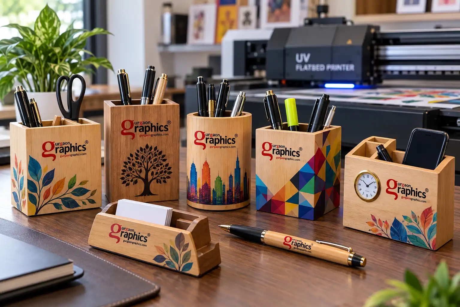 uv pen stand gurgaon graphics for corporate gifts in gurgaon