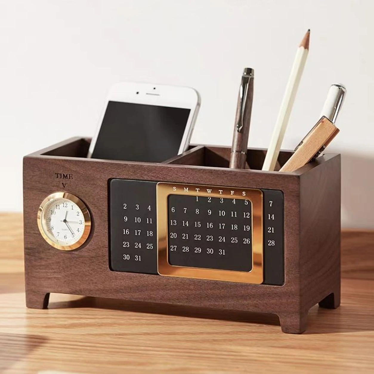 MDF laser cut desk organizer
