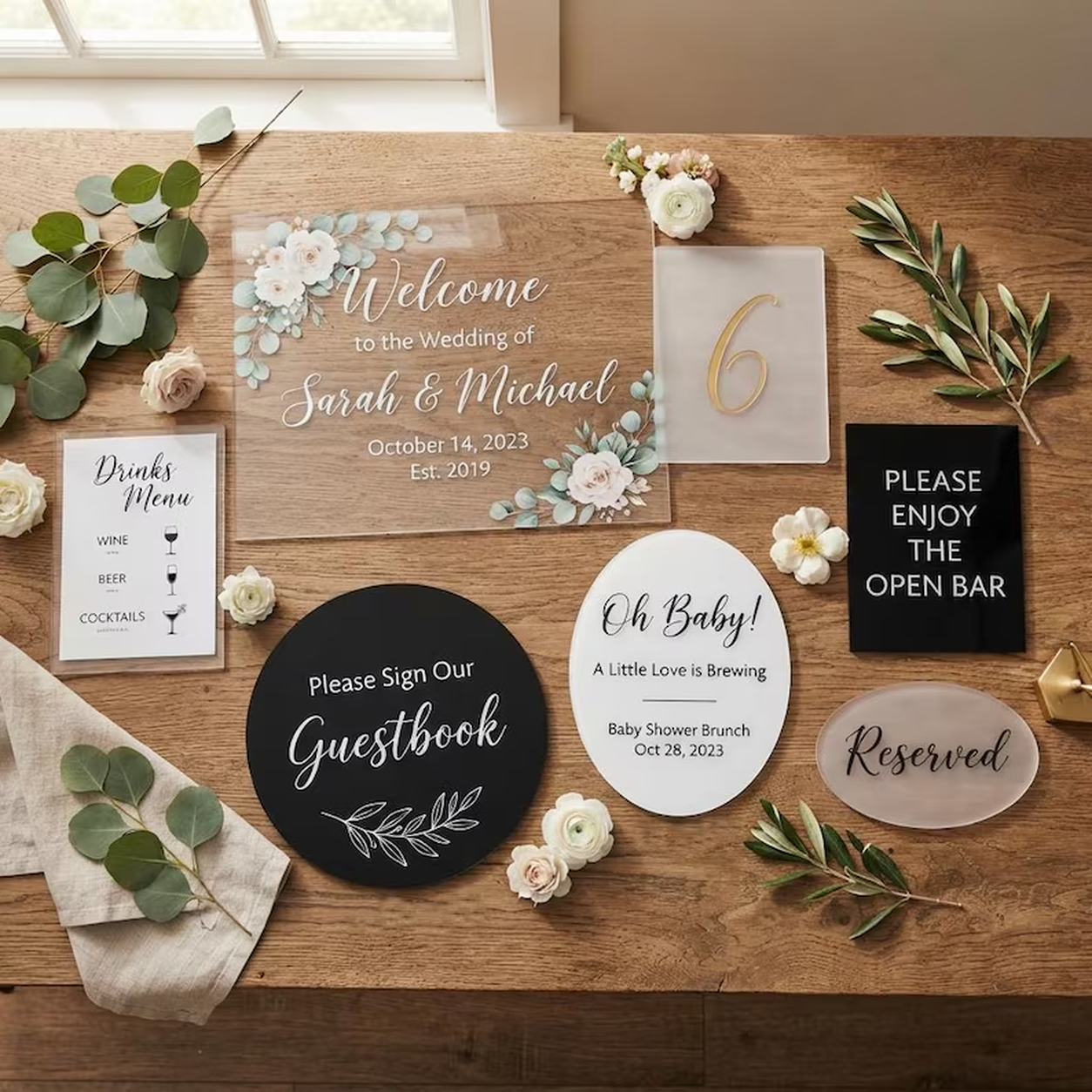 UV printing on acrylic photo frame with custom design